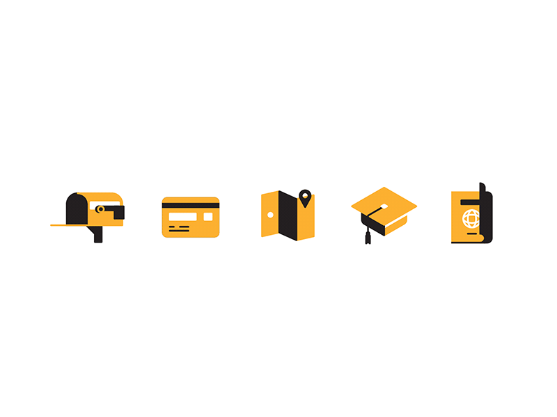 Animated Icons animated credit card graduation ibm ibm design icon icons id location mailbox maps passport