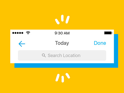 Hoop Search Location app back done hoop ios location screen search today