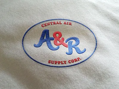 A&R Logo classic logo monogram oval
