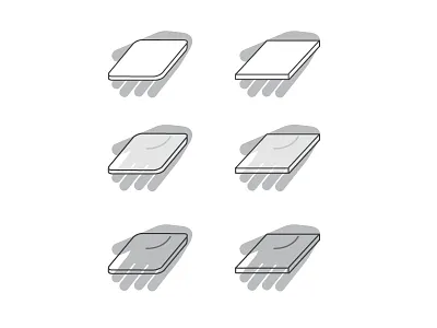 Print Peppermint Icon Set: Opaqueness business cards clear frosted opaque