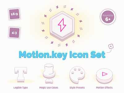 Icon style for Magic presentation template icon style icons keynote keynote template magic presentation template