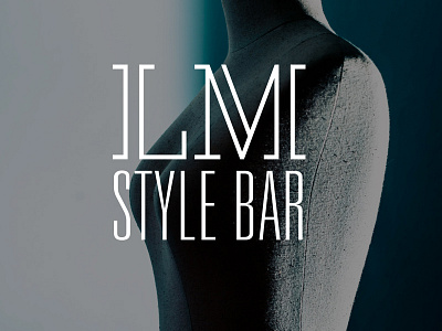 LM Style Bar branding fashion logo design logotype typography