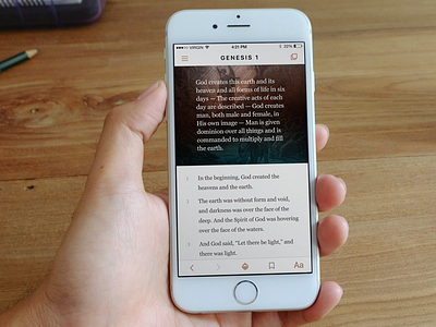 Scriptures reader app clean ios iphone mobile reader