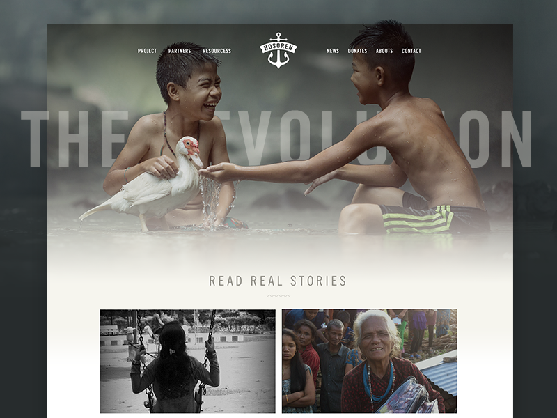 Example of Home Page Design Concept