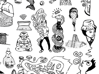 Doodle ! art artsy autotrace design doodle drawing fineart funny lokalah malaysian sketch weird