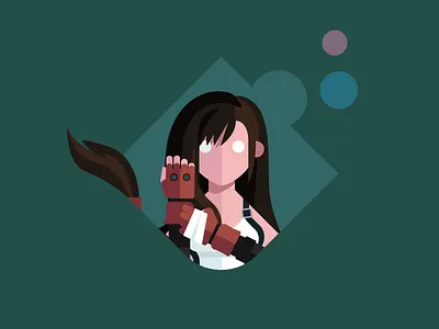 Tifa Lockhart - FFVII design series design fan art ffvii final fantasy gaming tifa video games