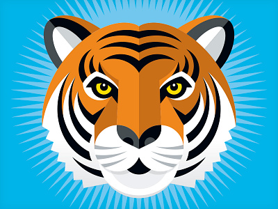 Tiger animal creativity illustration mascot tiger