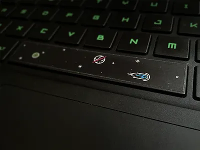 Spacebar keyboard space sticker