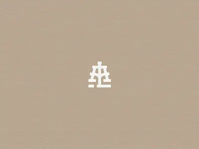 LA growth la lettering monogram tree