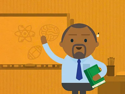 Teachers are great! illustration vector