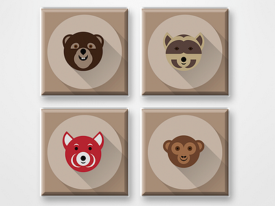 Golden Rationalism - 6th Set animals golden ratio icons illustration rationalism shapes