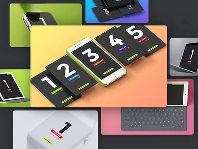 UI Presentation Kit apple watch ipad macbook mockup