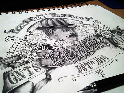 Handdrawn logotype drawing handlettering logo morawski typography