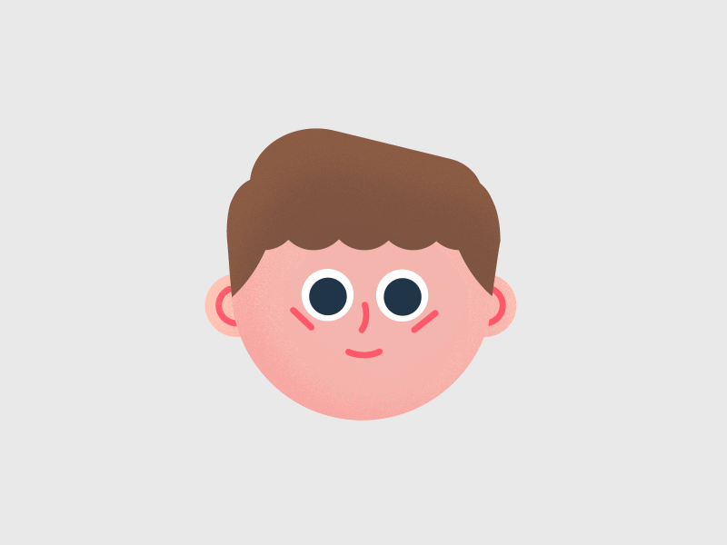 Happy Kid Rig animation child children expressions head illustration kid rigging smile