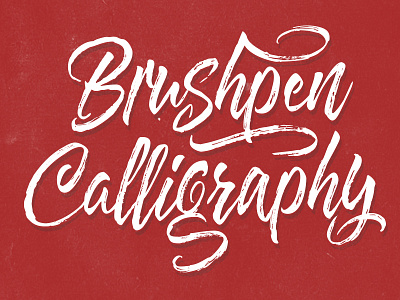 Brushpen Calligraphy brushpen calligraphy font fonts lettering tipography typeface