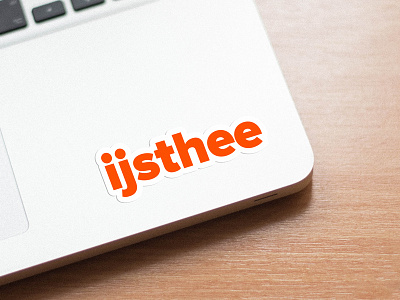ijsthee stickers identity ijsthee logo rebound sticker sticker mule