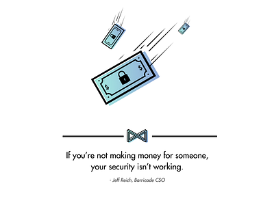 Security Quote for Infographic / Slide deck design dollars graphic icon money quote. infographic security