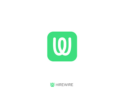 HireWire Concept 1 app branding logo