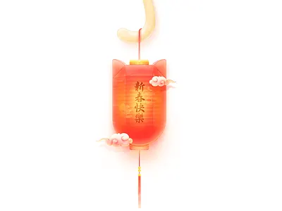 Spring Festival china color festival illustration lantern red spring