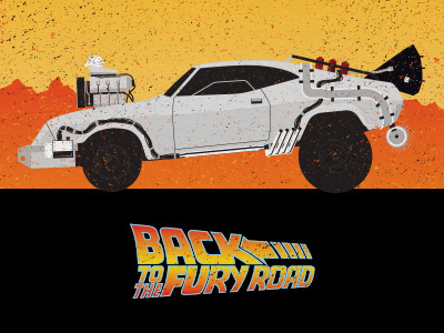 Back To The Fury Road back to the future delorean fury road interceptor mad max razor cola time travel