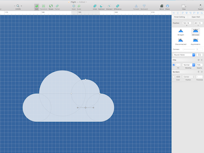 Cloud Icon cloud design icon sketch ui