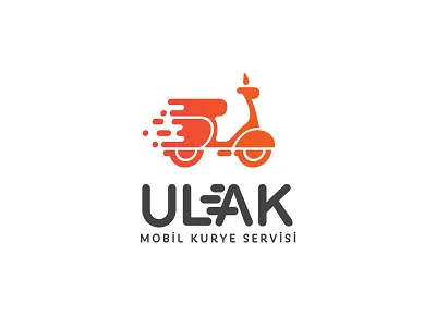 ULAK app bike courier ios logo mobile ulak