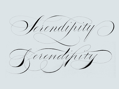 Serendipity calligraphy calligraphy and lettering artist calligraphy artist calligraphy logo et lettering evgeny tkhorzhevsky font hand lettering logo lettering artist lettering logo logo type