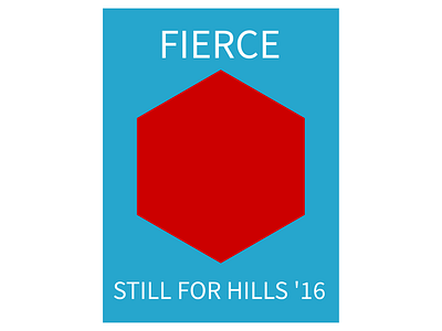 FIERCE—Minimal Hills #1 minimalism politics poster sketch