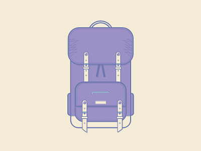 Dream Backpack 2d backpack flat flat design illustration