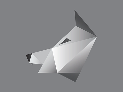 Wolf animal logo wolf