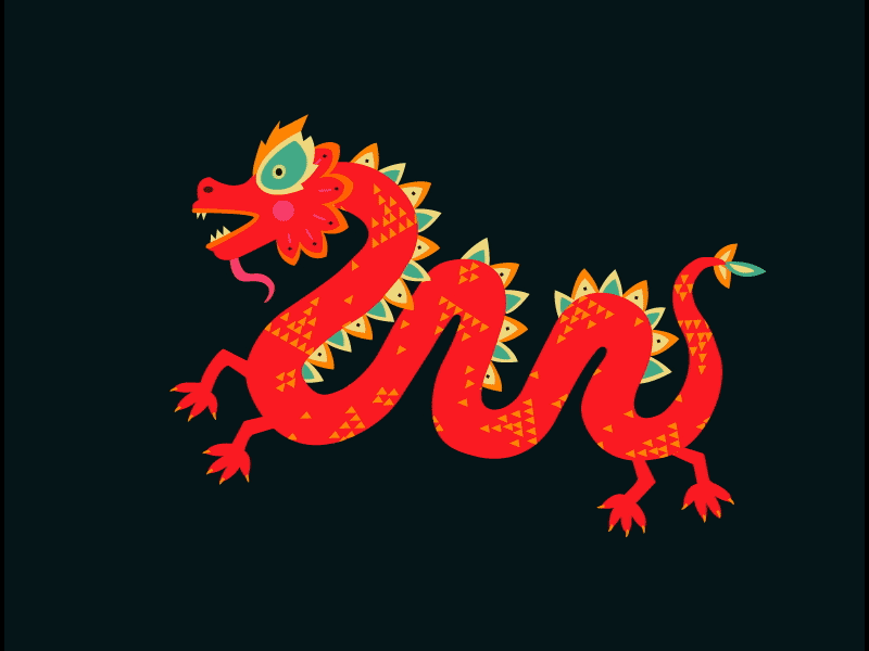 Dragon Animated dragon gif illustration