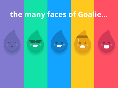 The Many Faces of Goalie! branding graphic design illustration ui ui design