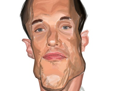 Ed Skrein caricature [work in progress] art caricature character digital art ed skrein illustration painting portrait study wip work in progress