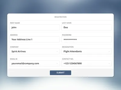 #082 Form clean daily ui form interface minimal registration signup user