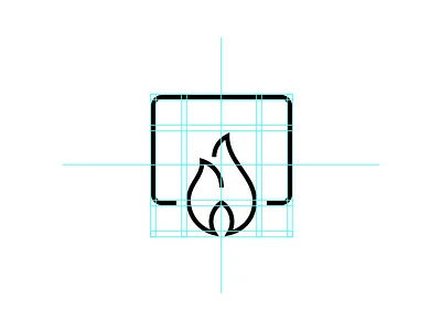 Firewall in grid firewall grid icon