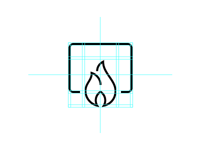 Firewall in grid firewall grid icon