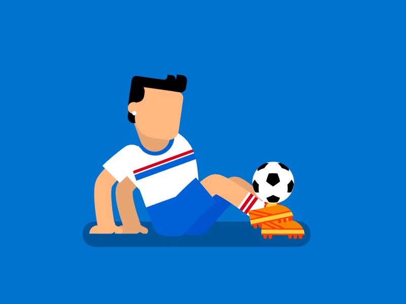 Juggling after effects ball football juggling motion graphics rubberhose soccer sport vector