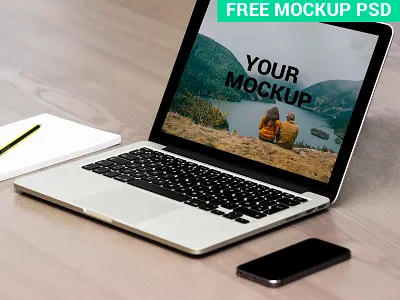 Free Macbook Psd Mockup free mockup