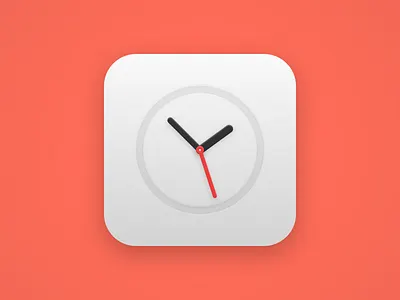 Clock icon android clock hand hours icon minutes needle seconds theme time