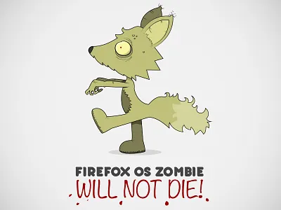 Firefox OS Zombie firefox firefoxos fox mozilla zombie