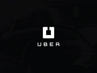 Uber Rebranding cab identity logo mark minimal rebrand type uber