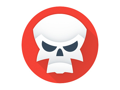 Product Icon android app application comic flat google icon launcher material play product skull