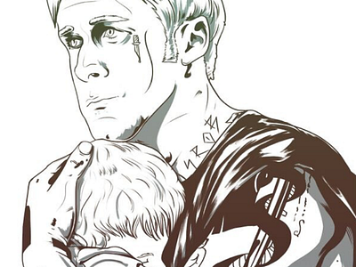 Place Beyond The Pines art artwork digital drawing film illustration movie placebeyondthepines ryangosling sketch tattoo