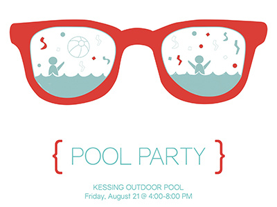 Week of Welcome 2015 special event campus recreation events fun pool pool party sunglasses unc