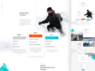 GO Utah Sneak design go hero layout parallax solar type ui web