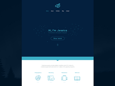 Personal Website Redesign clean portfolio redesign web website