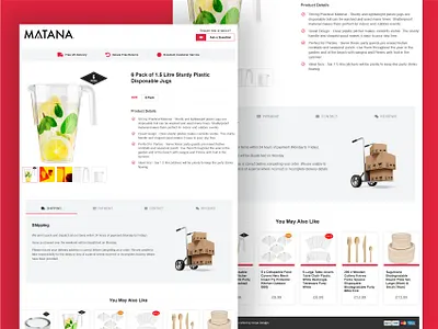 eBay Listing Template Design for a General Store branding clean design design ebay ebay template ecommerce figma design graphic design landing page minimal design product product page single page ui web design