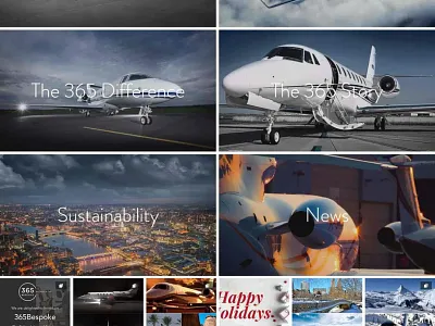 Website for a private jet rental company in the UK animation graphic design ui web design wix wix studio