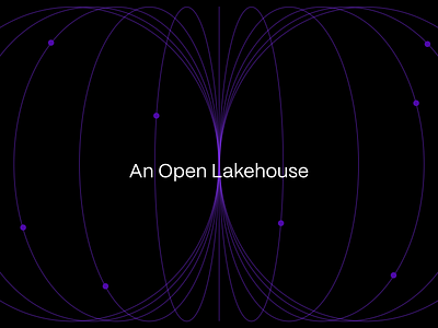 An Open Lakehouse - Starburst branding graphic design