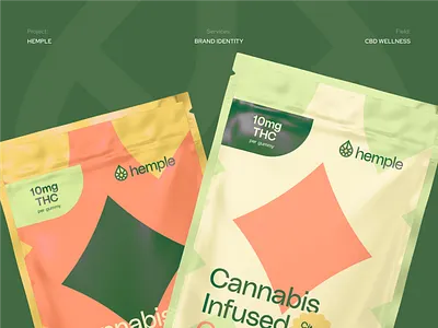 Hemple – CBD Gummies Branding UI Design brand icons brand identity brand presentation branding branding inspiration branding ui branding website cbd branding cbd design cbd gummies cbd label cbd website food branding icon identity medical branding weed branding weed design weed logo weed packaging weed website